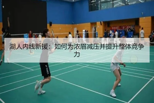 湖人内线新援:如何为浓眉减压并提升整体竞争力